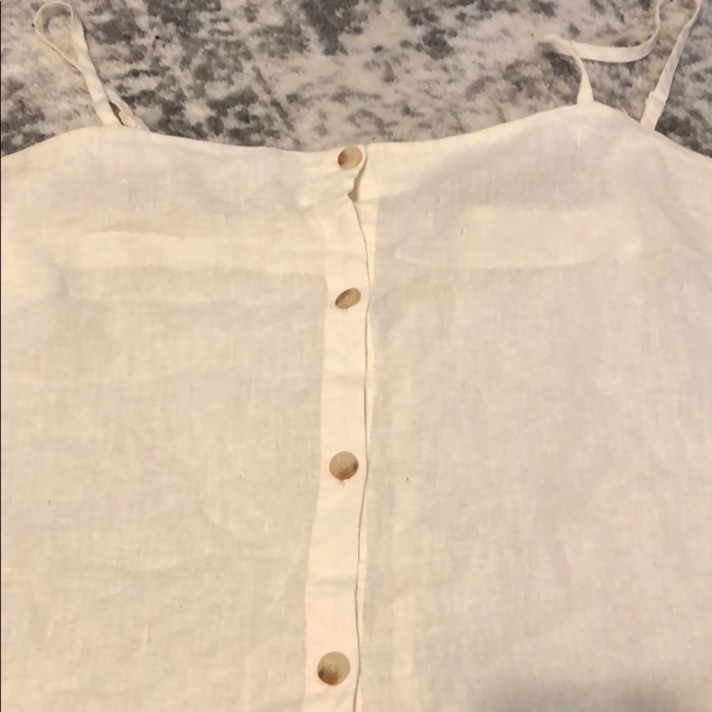 Crop button down cami - Picture 2 of 2